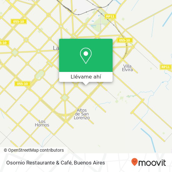 Mapa de Osornio Restaurante & Café