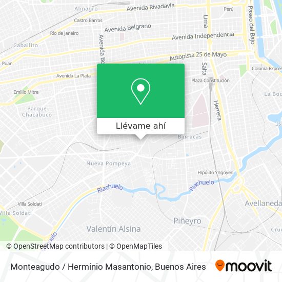 Mapa de Monteagudo / Herminio Masantonio