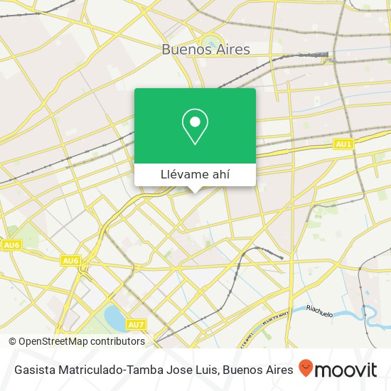 Mapa de Gasista Matriculado-Tamba Jose Luis