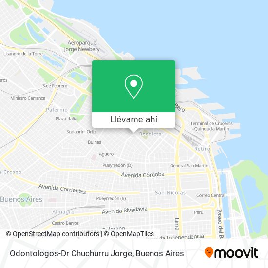 Mapa de Odontologos-Dr Chuchurru Jorge