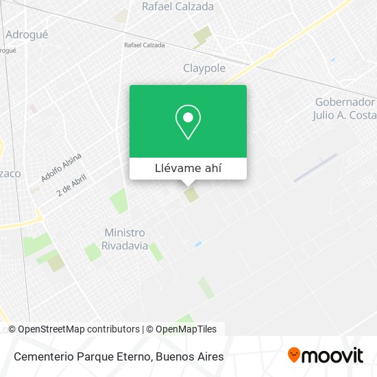 Mapa de Cementerio Parque Eterno