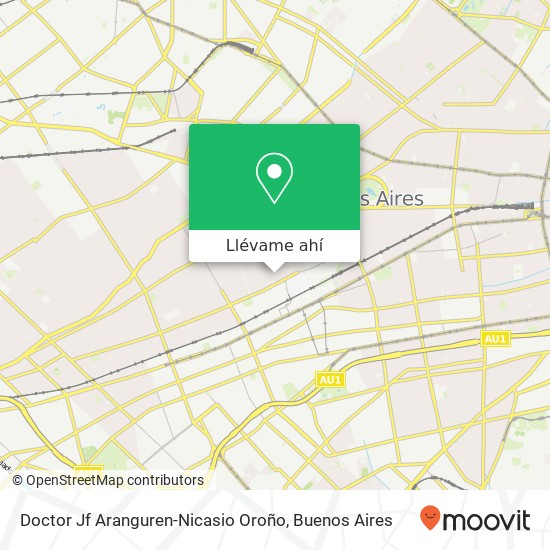 Mapa de Doctor Jf Aranguren-Nicasio Oroño