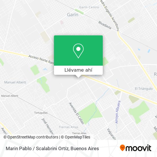 Mapa de Marin Pablo / Scalabrini Ortíz