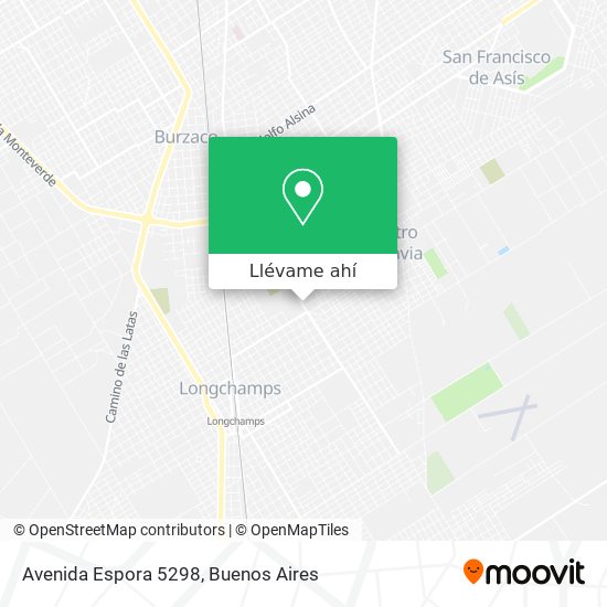 Mapa de Avenida Espora 5298