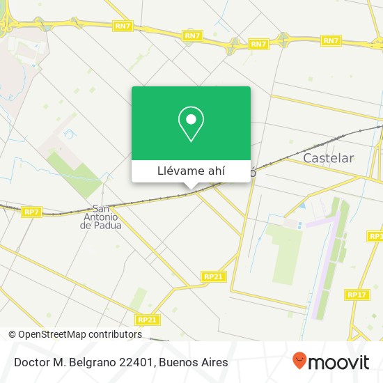Mapa de Doctor M. Belgrano 22401