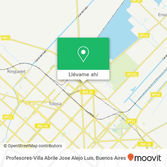 Mapa de Profesores-Villa Abrile Jose Alejo Luis