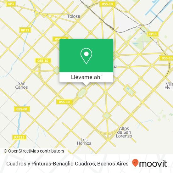 Mapa de Cuadros y Pinturas-Benaglio Cuadros, Avenida 51 1352 1900 La Plata