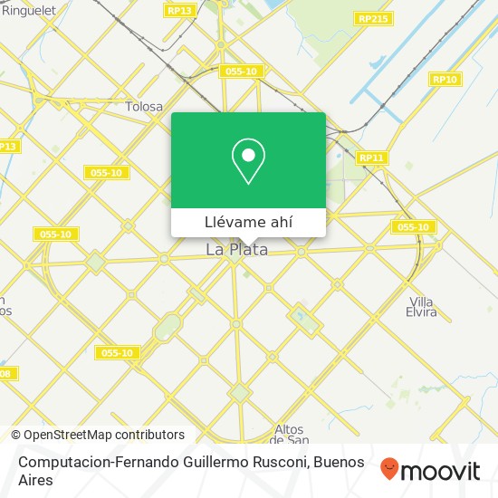 Mapa de Computacion-Fernando Guillermo Rusconi, Calle 11 1900 La Plata