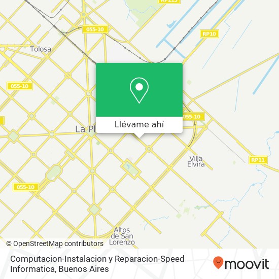 Mapa de Computacion-Instalacion y Reparacion-Speed Informatica, Calle 63 594 1900 La Plata
