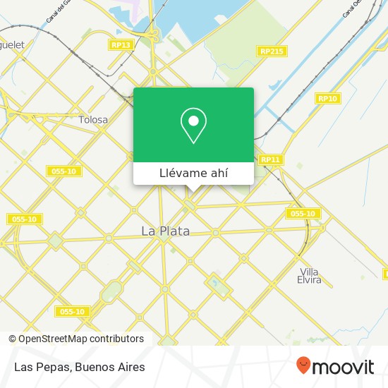 Mapa de Las Pepas, Avenida 51 1900 La Plata