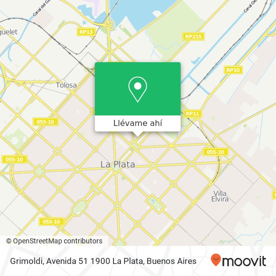 Mapa de Grimoldi, Avenida 51 1900 La Plata