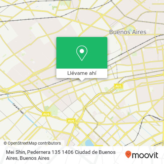 Mapa de Mei Shin, Pedernera 135 1406 Ciudad de Buenos Aires