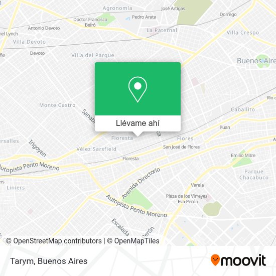 Cómo llegar a Tarym en Distrito Federal en Colectivo, Tren o Subte?