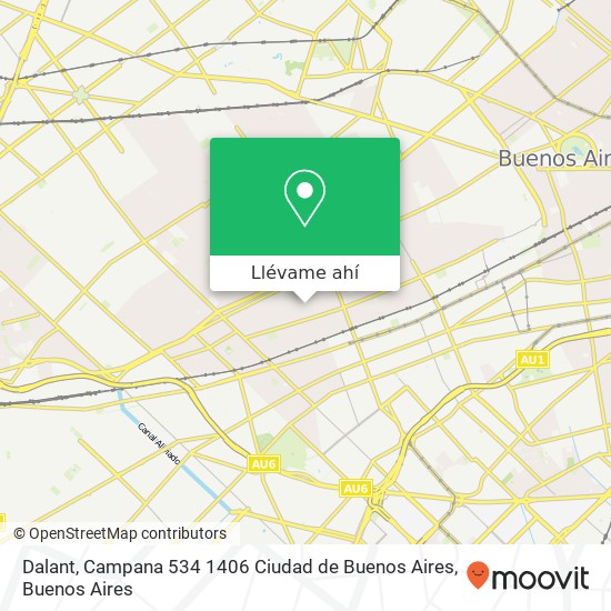 Mapa de Dalant, Campana 534 1406 Ciudad de Buenos Aires