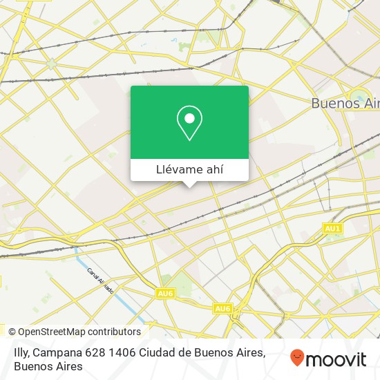 Mapa de Illy, Campana 628 1406 Ciudad de Buenos Aires