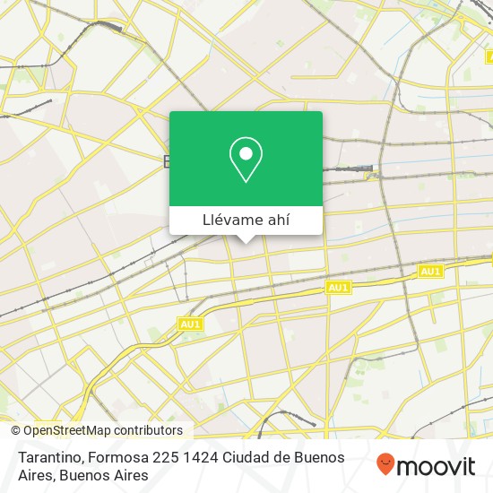 Mapa de Tarantino, Formosa 225 1424 Ciudad de Buenos Aires