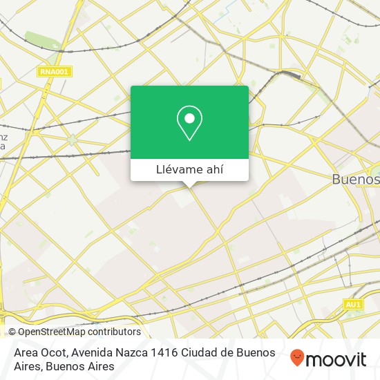 Mapa de Area Ocot, Avenida Nazca 1416 Ciudad de Buenos Aires