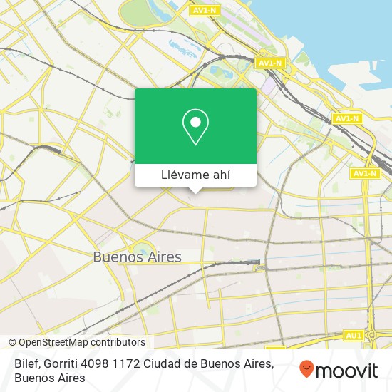 Mapa de Bilef, Gorriti 4098 1172 Ciudad de Buenos Aires