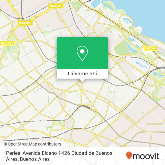 Mapa de Perlea, Avenida Elcano 1426 Ciudad de Buenos Aires