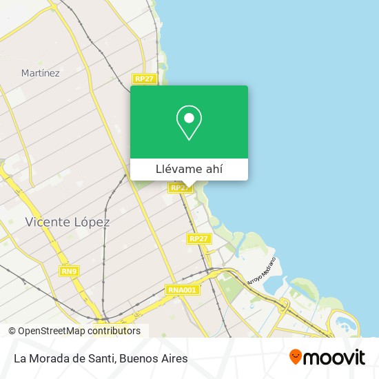 Mapa de La Morada de Santi