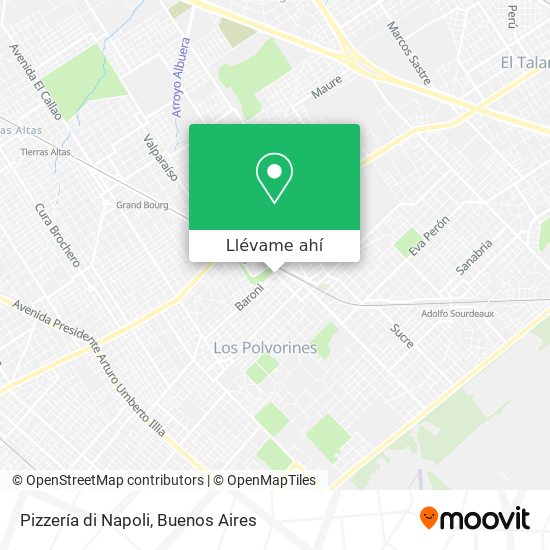 Mapa de Pizzería di Napoli