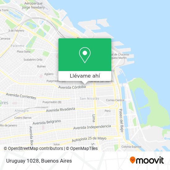 Mapa de Uruguay 1028