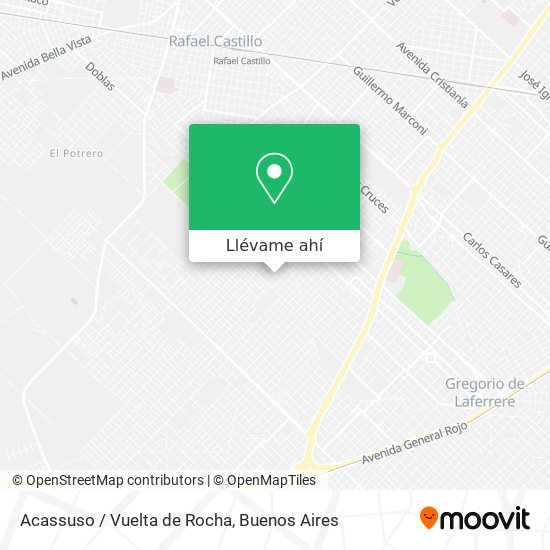 Mapa de Acassuso / Vuelta de Rocha