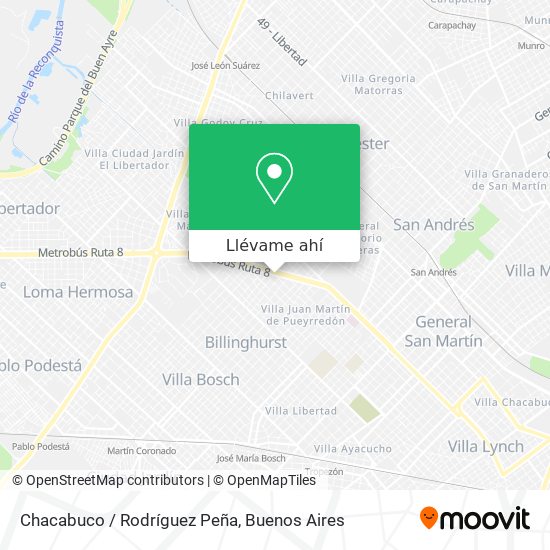 Mapa de Chacabuco / Rodríguez Peña