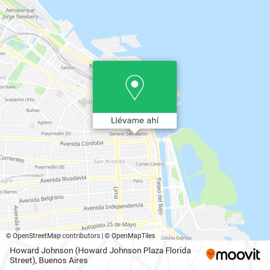 Mapa de Howard Johnson (Howard Johnson Plaza Florida Street)