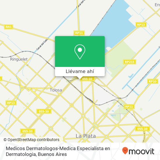 Mapa de Medicos Dermatologos-Medica Especialista en Dermatologia
