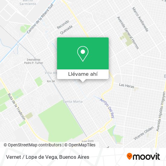 Mapa de Vernet / Lope de Vega