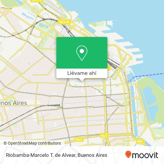 Mapa de Ríobamba-Marcelo T. de Alvear
