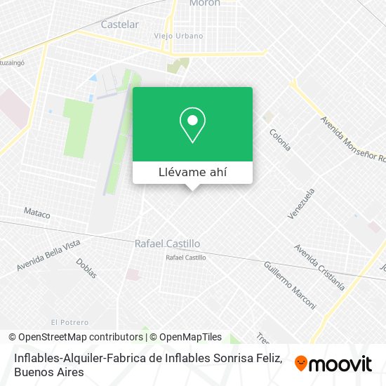 Mapa de Inflables-Alquiler-Fabrica de Inflables Sonrisa Feliz