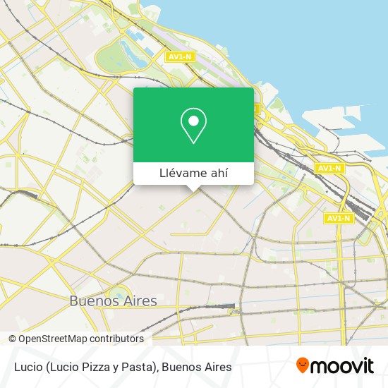 Mapa de Lucio (Lucio Pizza y Pasta)