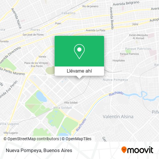 ¿Cómo llegar a Nueva Pompeya en Distrito Federal en Colectivo o Subte?