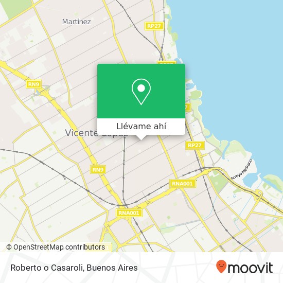 Mapa de Roberto o Casaroli
