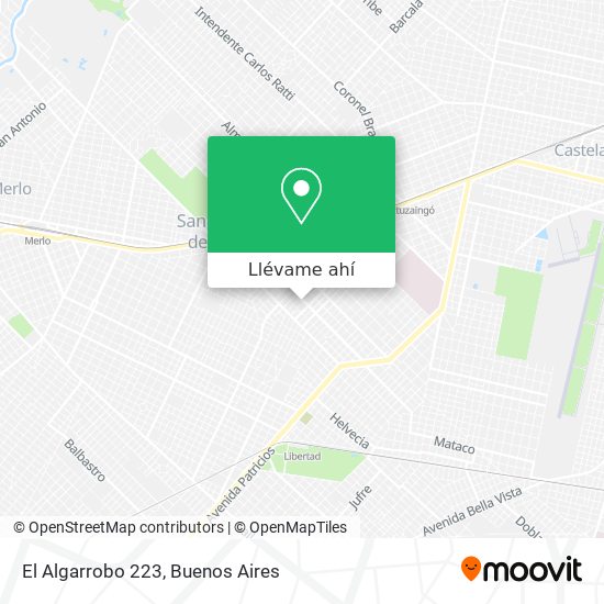 Mapa de El Algarrobo 223