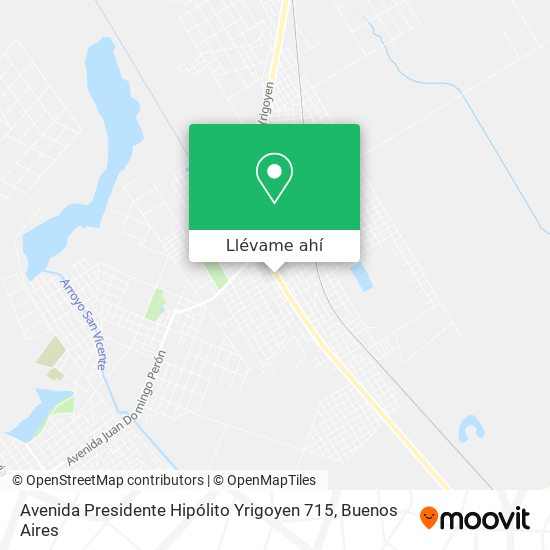 Mapa de Avenida Presidente Hipólito Yrigoyen 715