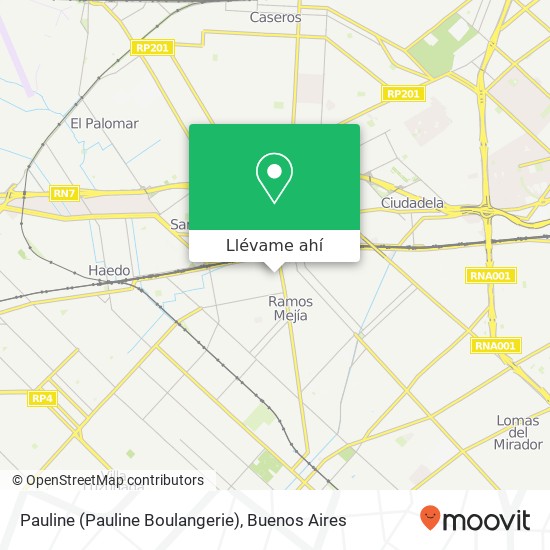 Mapa de Pauline (Pauline Boulangerie)