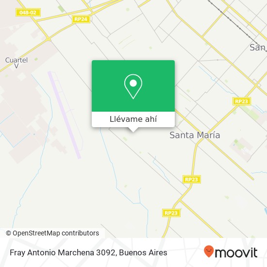 Mapa de Fray Antonio Marchena 3092