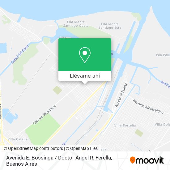 Mapa de Avenida E. Bossinga / Doctor Ángel R. Ferella