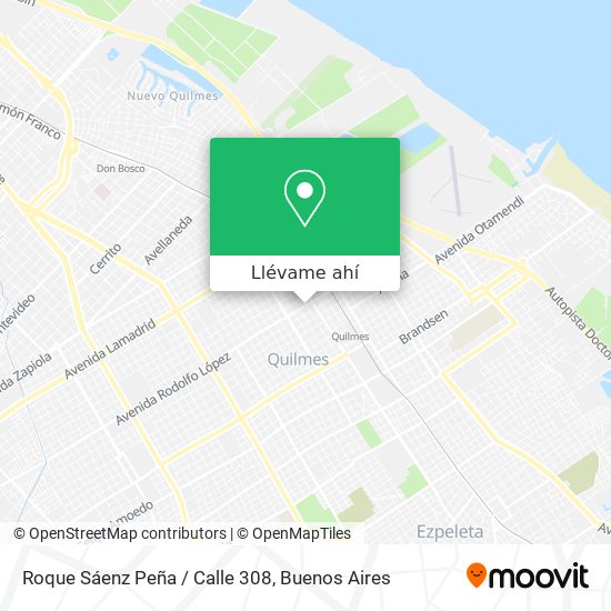 Mapa de Roque Sáenz Peña / Calle 308