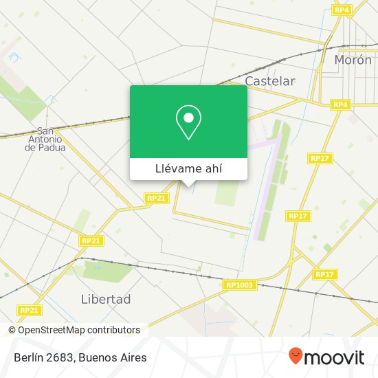 Mapa de Berlín 2683