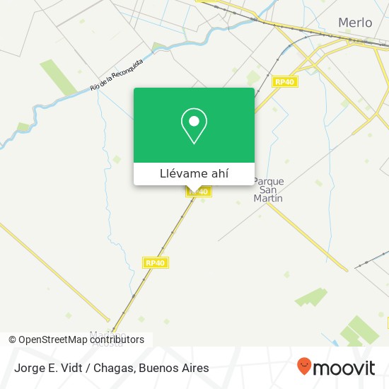 Mapa de Jorge E. Vidt / Chagas