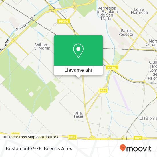Mapa de Bustamante 978