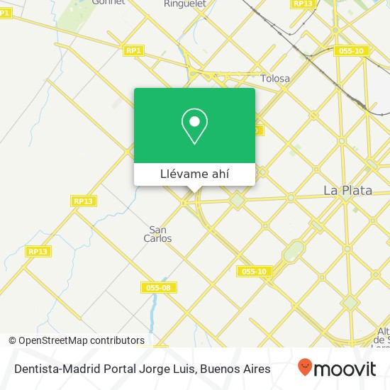 Mapa de Dentista-Madrid Portal Jorge Luis