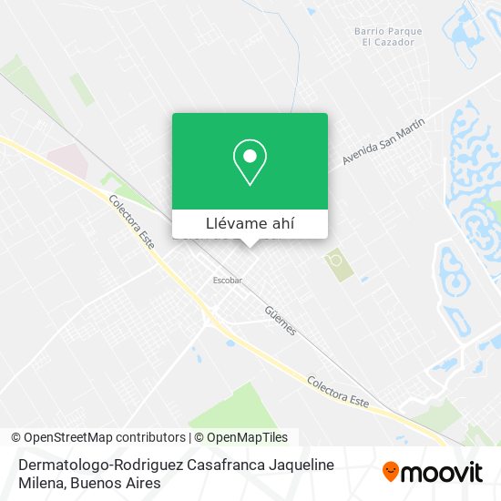 Mapa de Dermatologo-Rodriguez Casafranca Jaqueline Milena