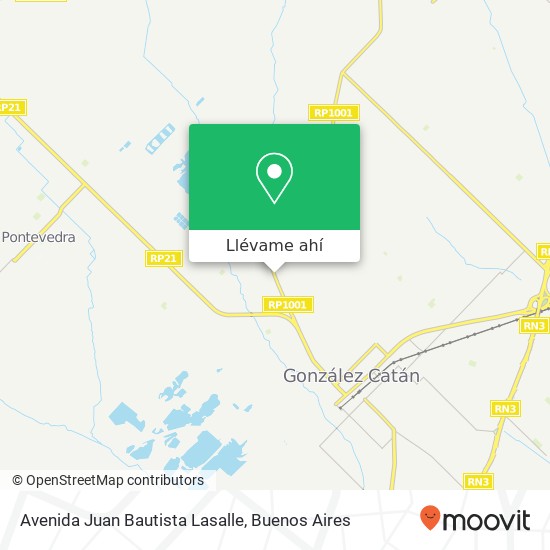 Mapa de Avenida Juan Bautista Lasalle