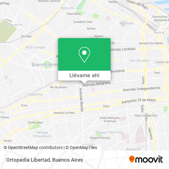 Mapa de Ortopedia Libertad