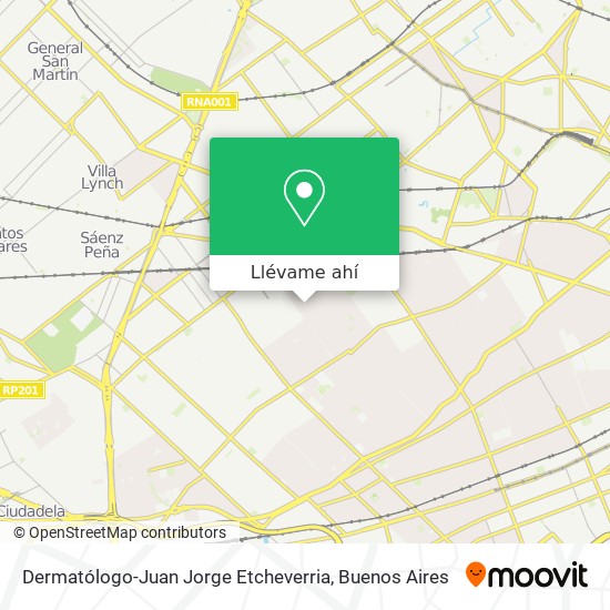 Mapa de Dermatólogo-Juan Jorge Etcheverria